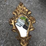 Small mirror style Louis XV gilded 21x32cm