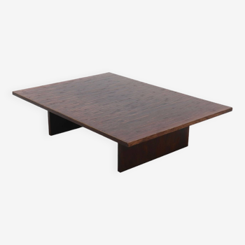Large Axel Vervoordt Style Bamboo Coffee Table 1980s