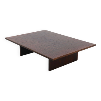 Large Axel Vervoordt Style Bamboo Coffee Table 1980s