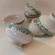 Six fenal badonviller bowls