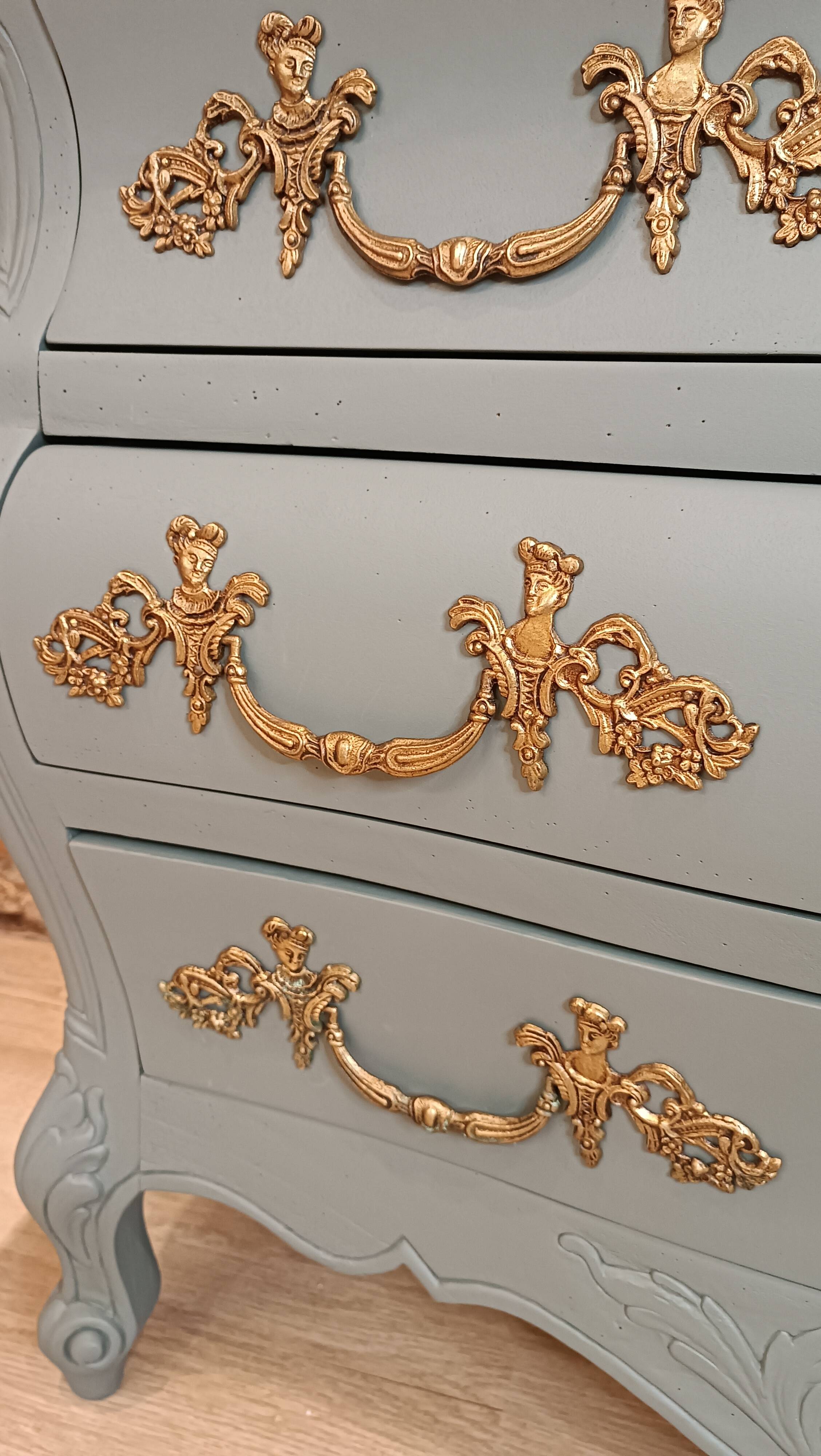 Commode bordelaise gris/vert