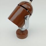 Brown wall lamp by S. Indra, from the 70's, Czechoslovakia