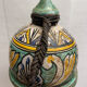Berrada covered 62 cm amphora in faience of fez morocco