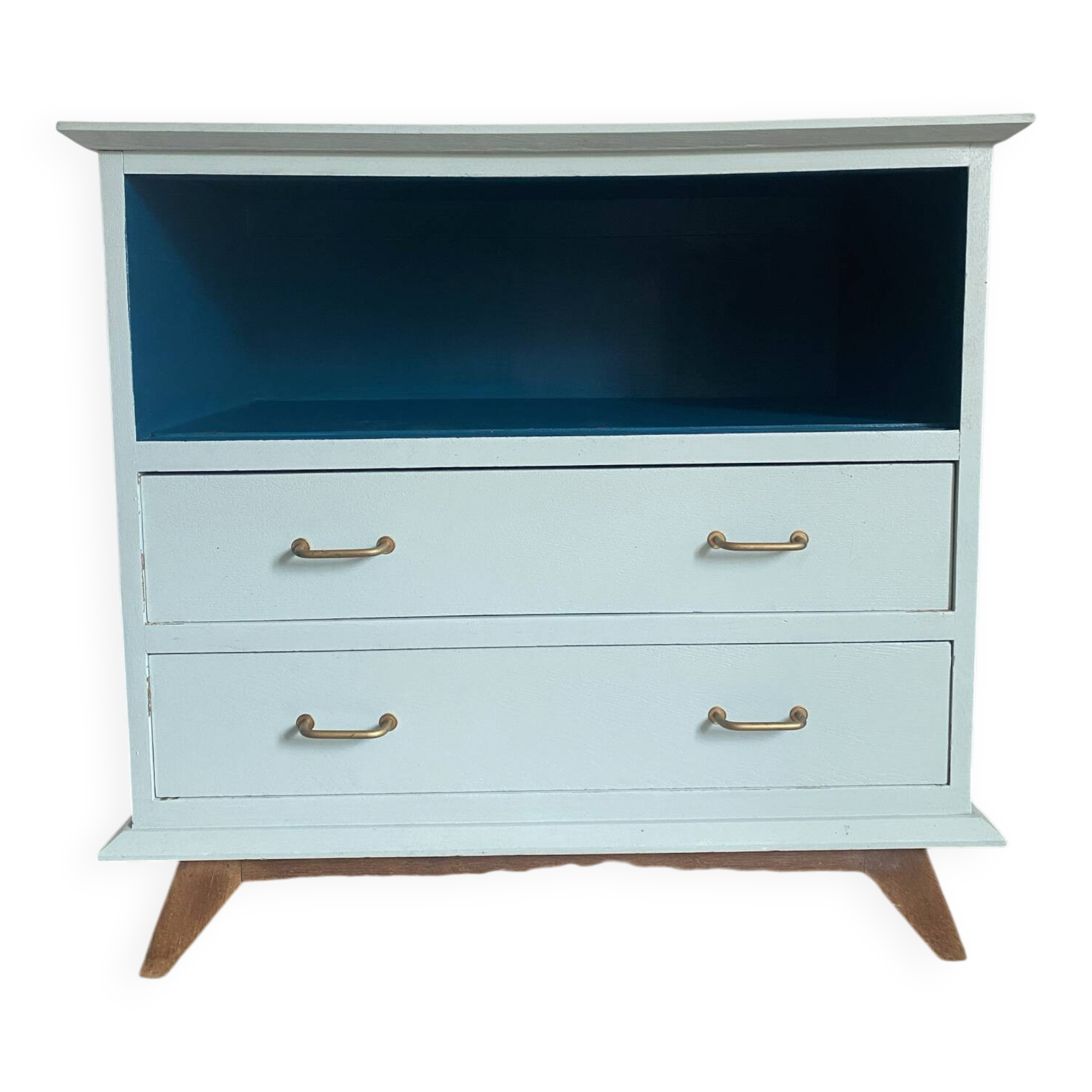 Vintage commode with tapered legs