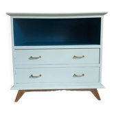 Vintage commode with tapered legs