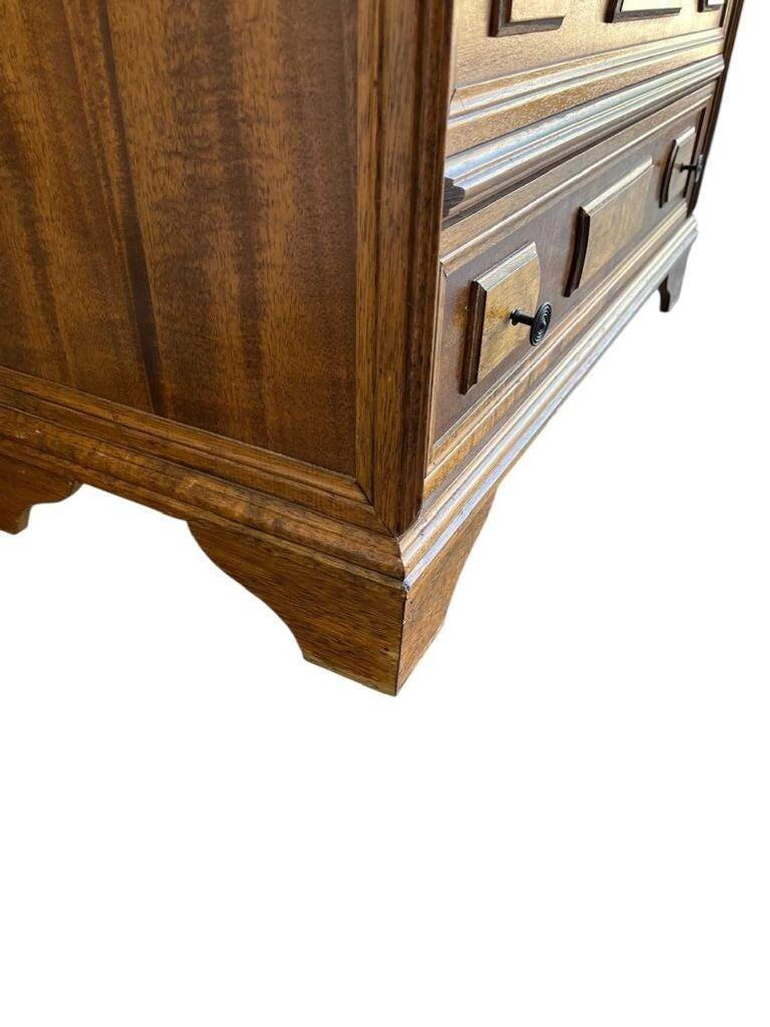 Vintage wooden chest of drawers / wardrobe / dresser