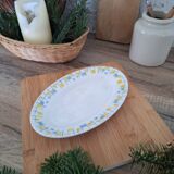 Yellow and blue dish from L'Amandinoise