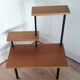 Oak and metal shelf