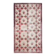 5x8 Vintage Beige & Red Geometric Persian Vintage Rug, 140x237Cm