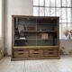 XXL oak display cabinet furniture