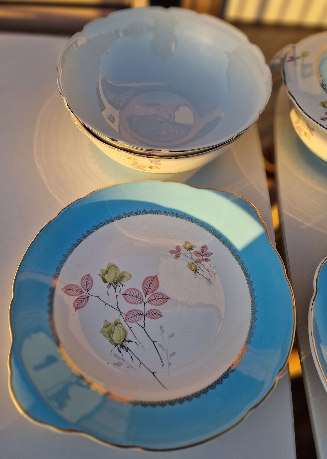 Service vaisselle Lunéville Badonviller KG  années 60/70