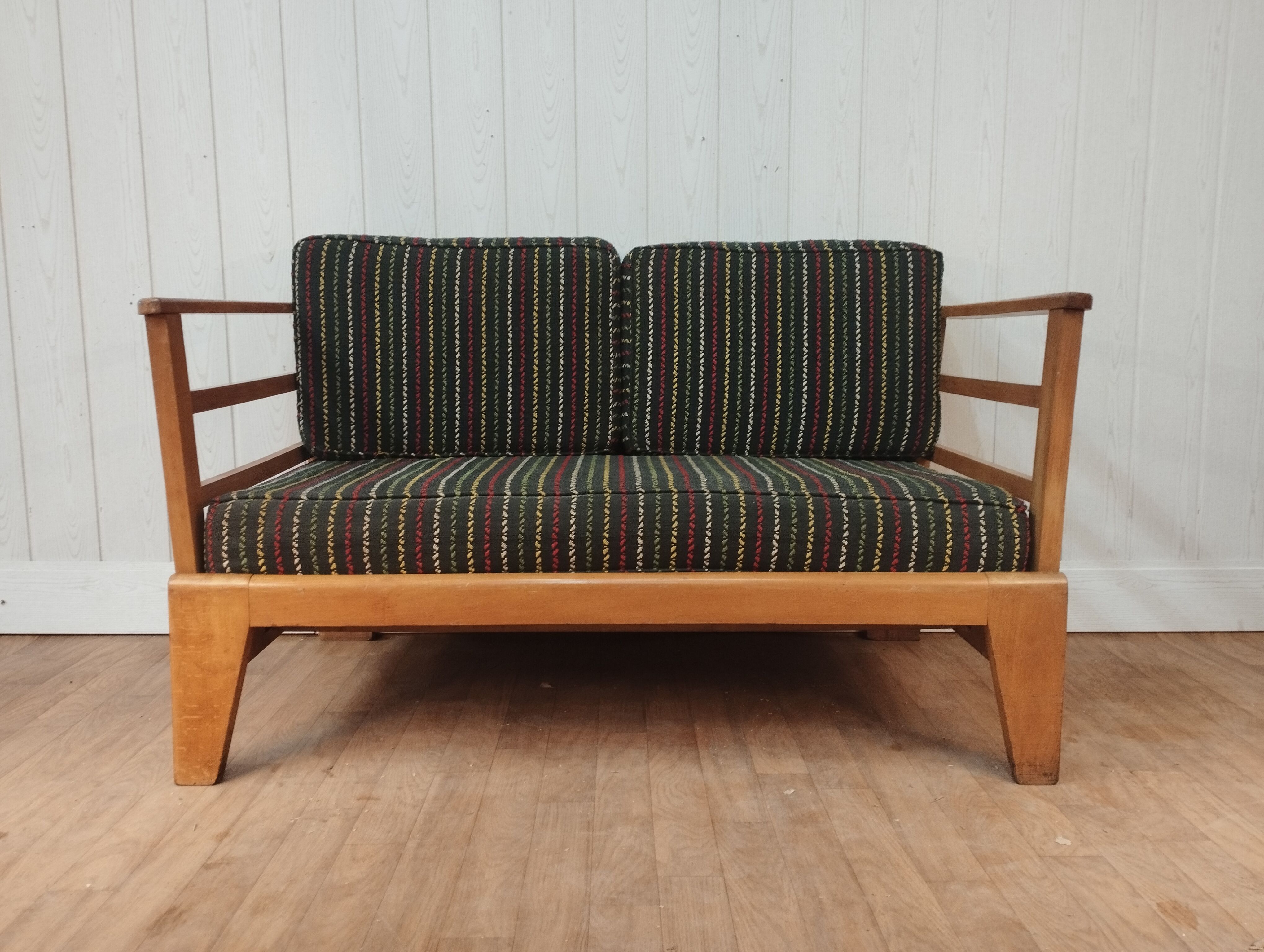 Daybed vintage compass feet Scandinavian style