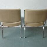 Pair of vintage low chairs