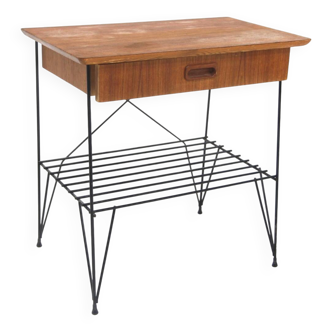 Scandinavian bedside table "Stringbord", Sweden, 1950