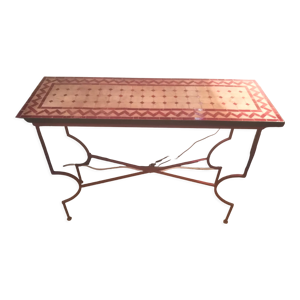 console mosaïque en