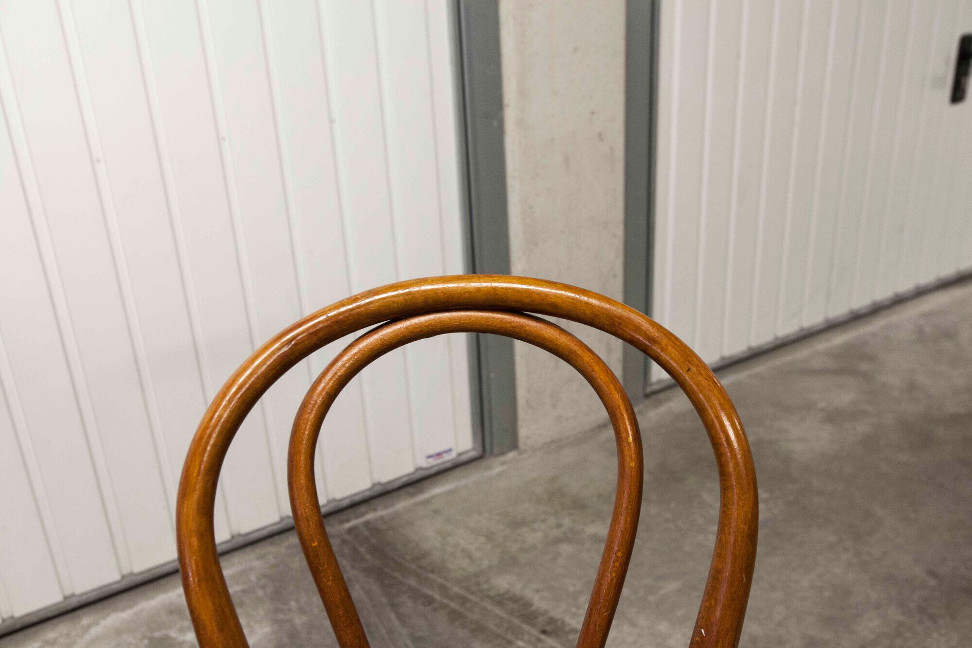 Pair of chairs bistrto Brief 1900 curved wood and canning