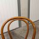 Pair of chairs bistrto Brief 1900 curved wood and canning