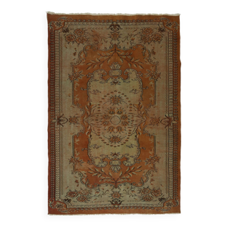 Tapis vintage turc tissé à la main unique en son genre - charme vintage rustique 265 x 175