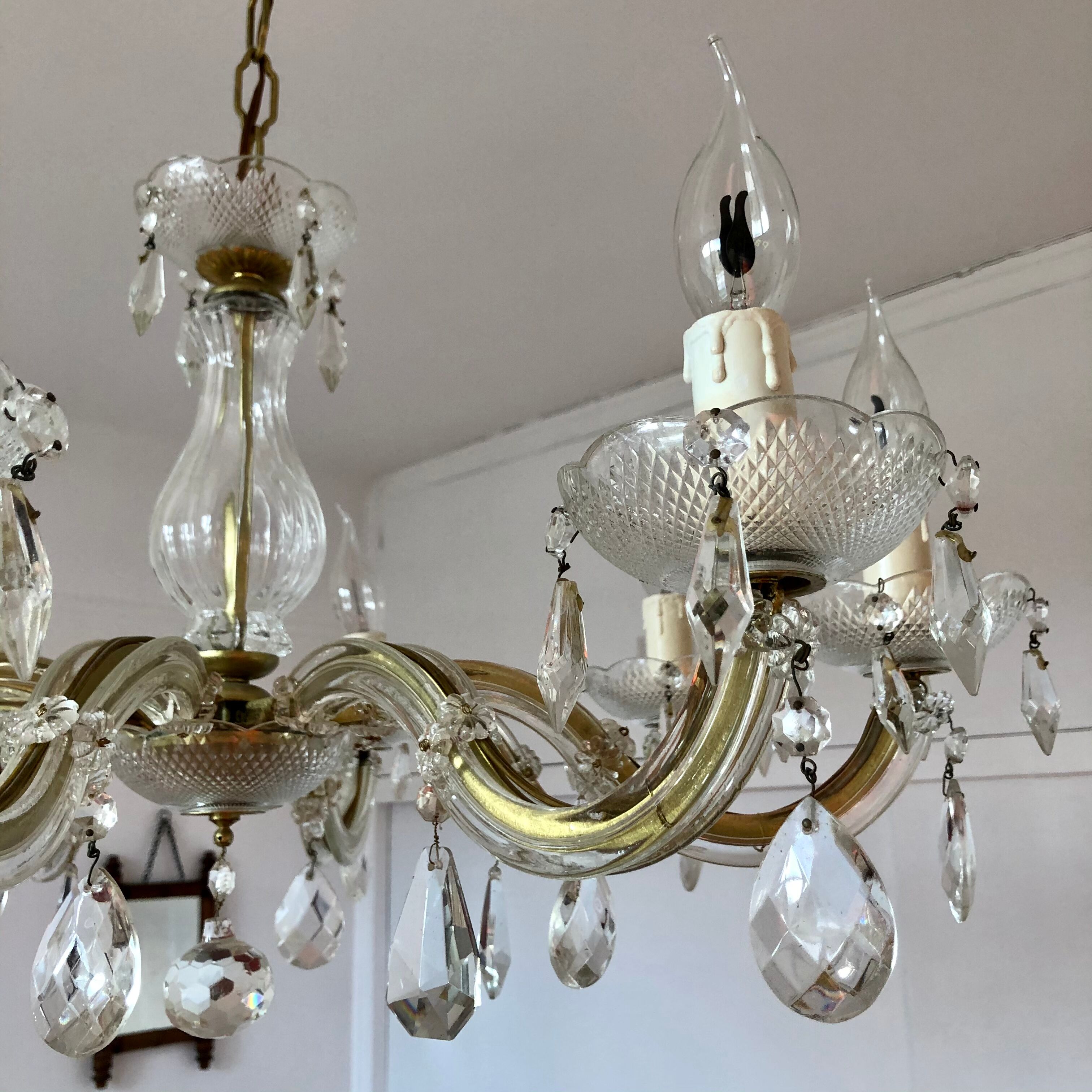 Murano taster chandelier - 8 branches - 50s