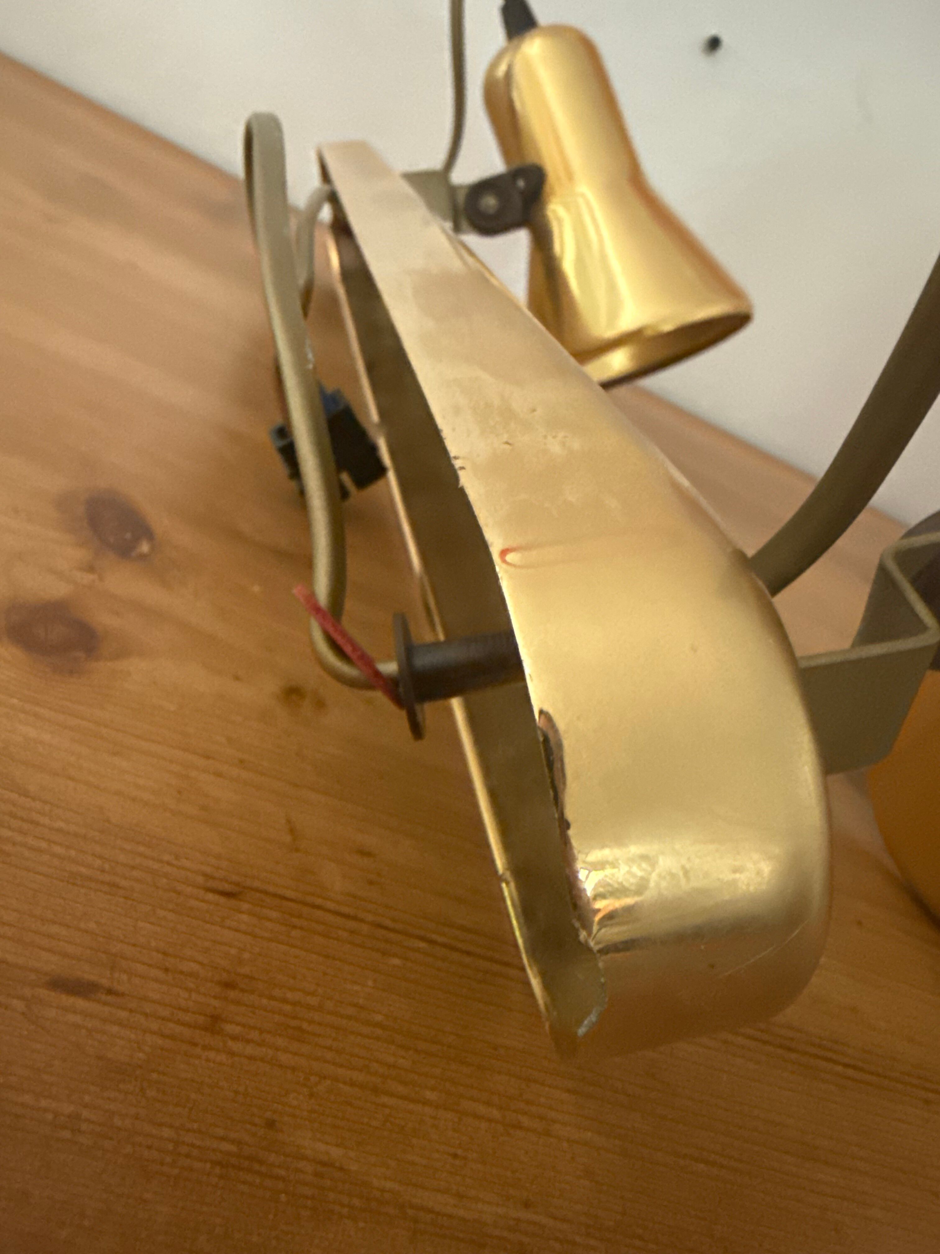 Vintage double spot wall light