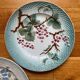 2 antique dessert plates in fruit slip Saint Amand and Hamage