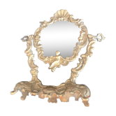 1451 Table mirror - Modern mid-century - Bronze 32x35cm