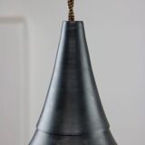 Vintage Italian Black Metal Pendant Lamp