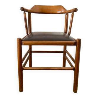 Scandinavian chairs 70 in vintage wood
