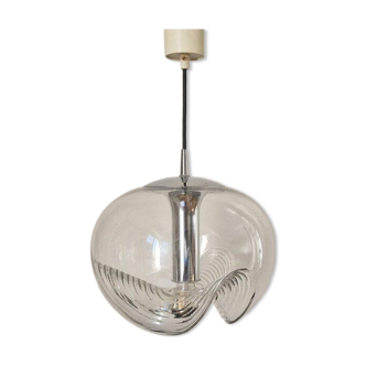 Midcentury Pendant "Wave" by Koch and Lowy for Peill & Putzler, 1960s