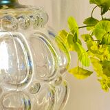 Vintage moulded glass tulip hand lamp
