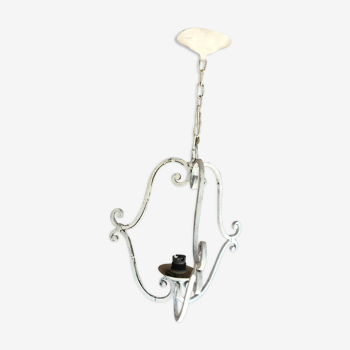 Wrought iron ceiling hanging lamp