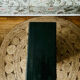 Vintage painter's chest in dark green wood
