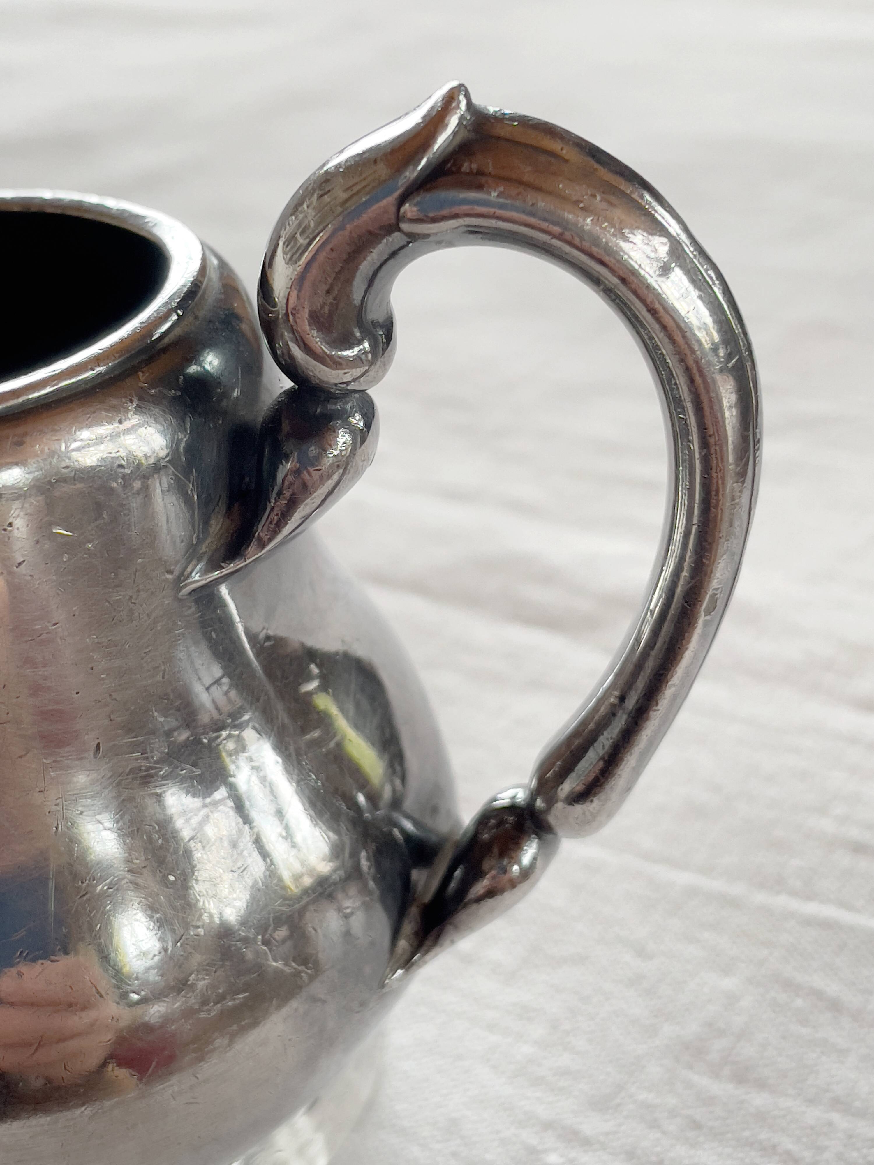 Orient express silver plated milk jug circa 1890 by christofle