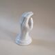Ceramic hand wall lamp, 1980