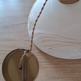 Alabaster brass chandelier