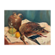 Still life with duck and lemon 20th century