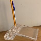 Porte crayons, porte lettres et post-it en lucite transparent Guzzini