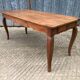 Louis XV style cherry farmhouse table.