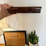 Set of 2 wooden coat hooks