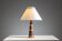 Lampe de table en cuivre et laiton conique scandinave