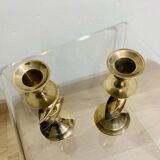 Pair of designer candlesticks