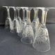 Liquor glasses (12) - art deco - cut and blown crystal