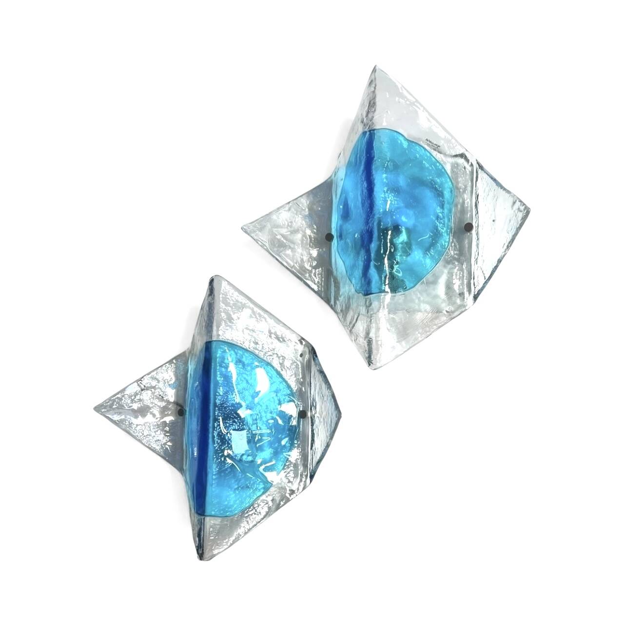 XXL wall sconces by Carlo Nason for A.V. Mazzega, Murano glass