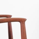 Pair of Scandinavian teak armchairs, model 66