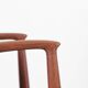 Pair of Scandinavian teak armchairs, model 66