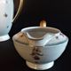 Porcelain coffee service of Limoges France era Art Deco