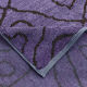 7x9 modern vintage purple  hemp area rug,
