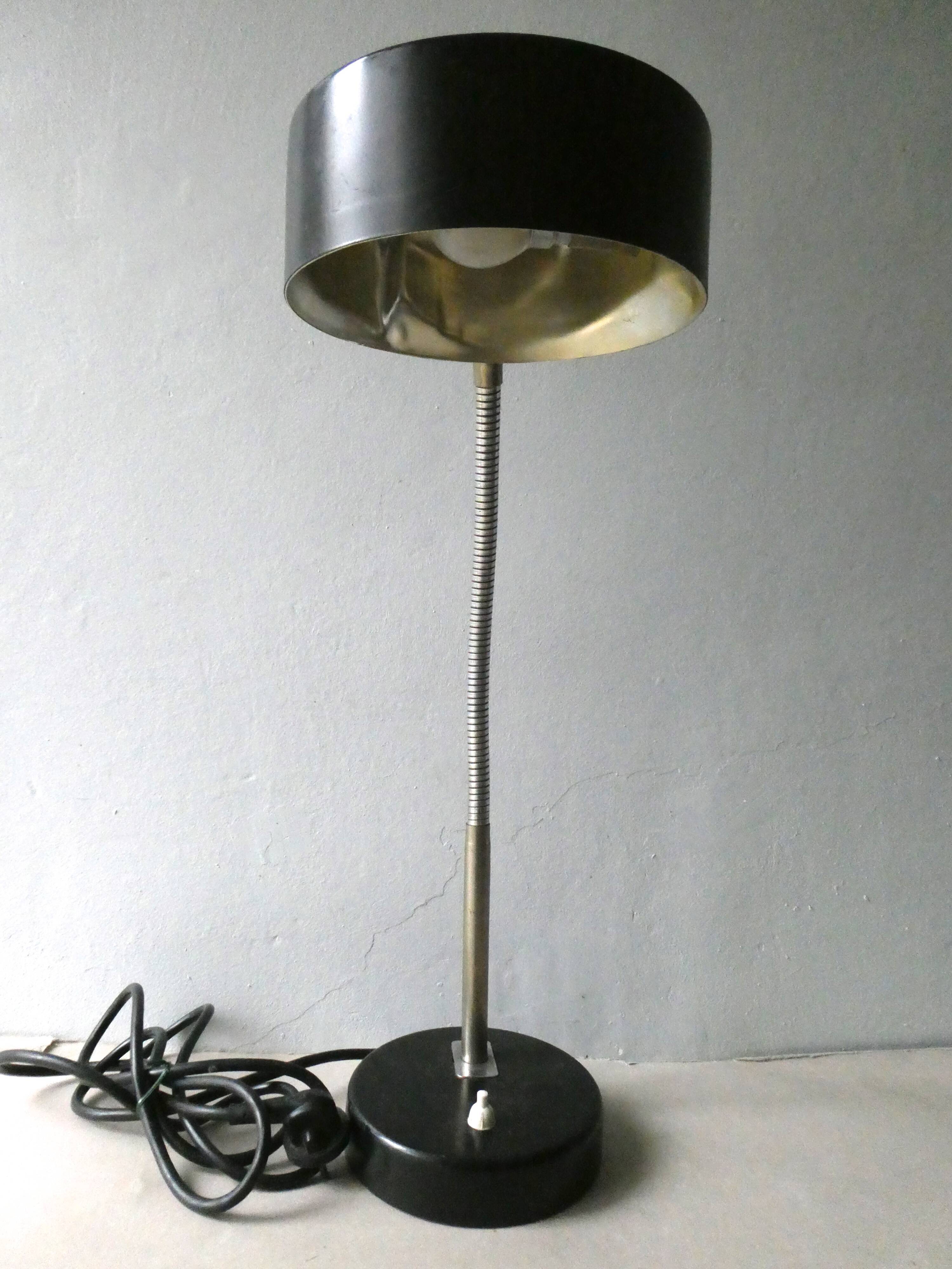 Lamp 50 years Bauhaus, metal desk,