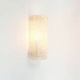 Mid-Century Murano Ice Glass Wall Light from Kaiser Leuchten, Germany, 1960