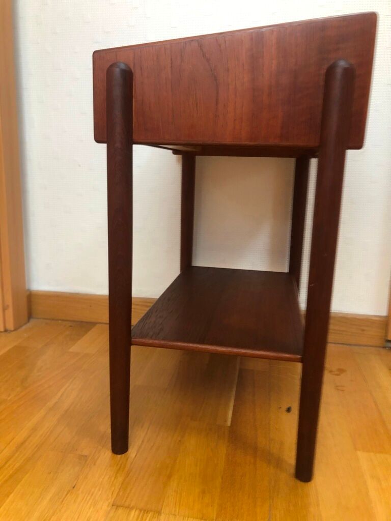 Teak bedside table Denmark 1950 soborg mobler n°148